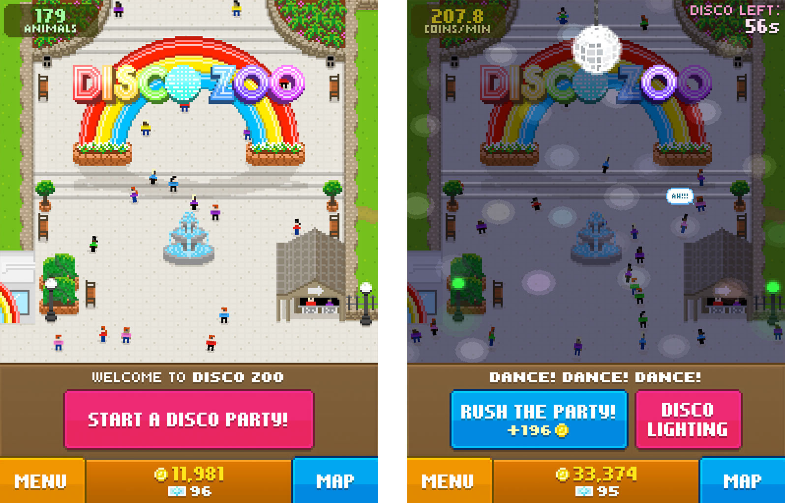 Disco Zoo para iPhone, es hora de gestionar un zoo